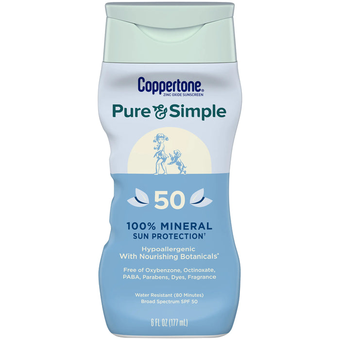 Coppertone Pure and Simple Sunscreen Lotion