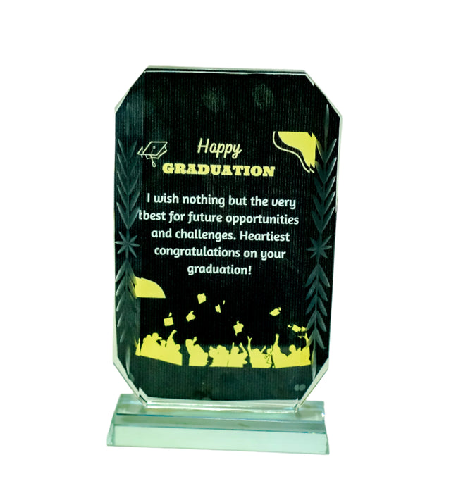 Plaque acrylique personnalisée cadeau de remise de diplôme