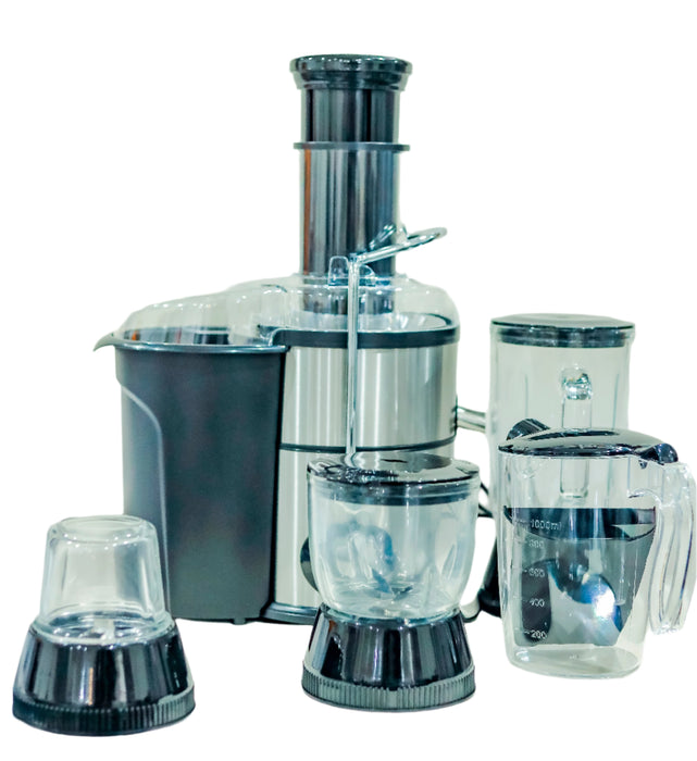 Extracteur de jus électrique puissant en acier inoxydable 4 en 1