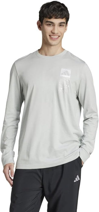 Adidas Men's Tech Metallic Long Sleeve T-Shirt
