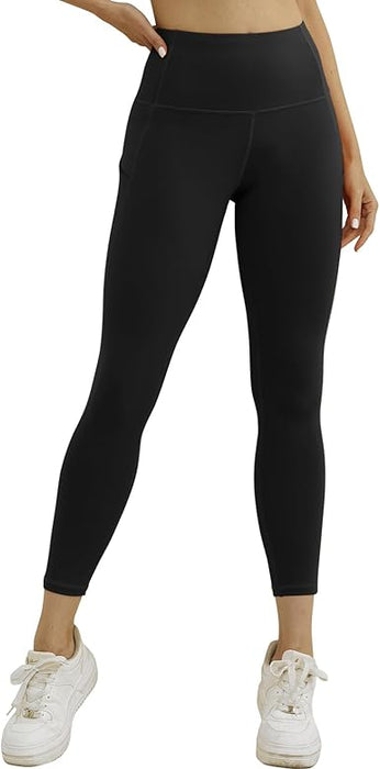 Match Womens High Waisted Active Yoga Pants with Pockets Tummy Control Workout Buttery Soft Leggings
