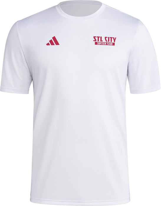 adidas Men's St. Louis City Sc Local Warp Pre-Game Short Sleeve T-Shirt