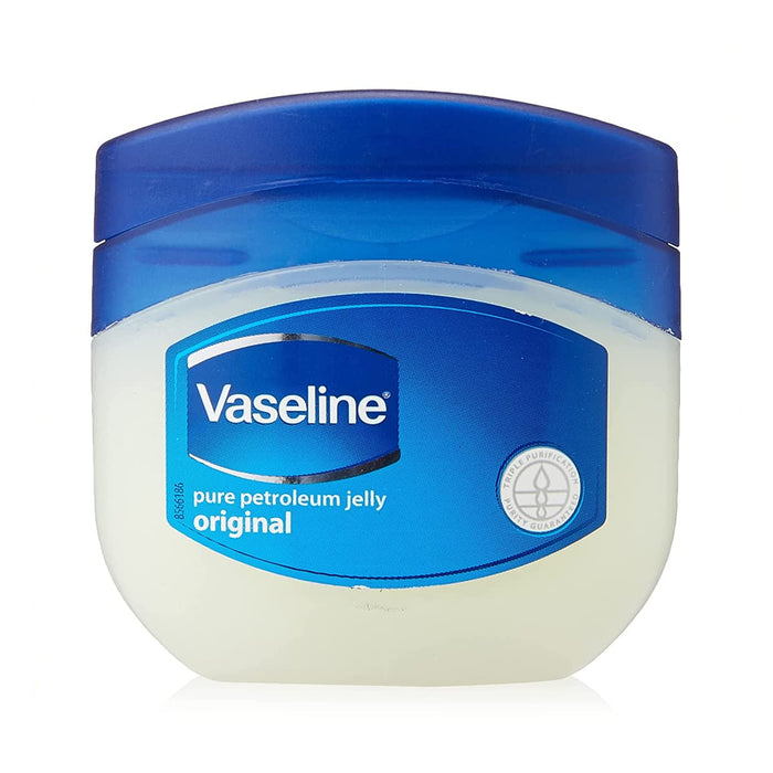 Vaselina en jalea de petróleo original alivia la piel seca y protege los cortes menores. Recomendada por dermatólogos y retiene la humedad.