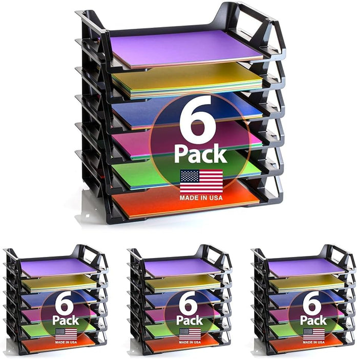 Officemate Recycled Desk Tray, Side Load, 15 1/8 x 8 7/8 x 15, Letter/A4 (26212) (Pack of 24)