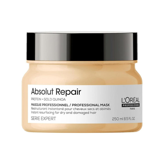 Mascarilla capilar reparadora Absolut Repair de L'Oreal Professionnel | Tratamiento capilar con proteínas | Repara y nutre el cabello seco y dañado