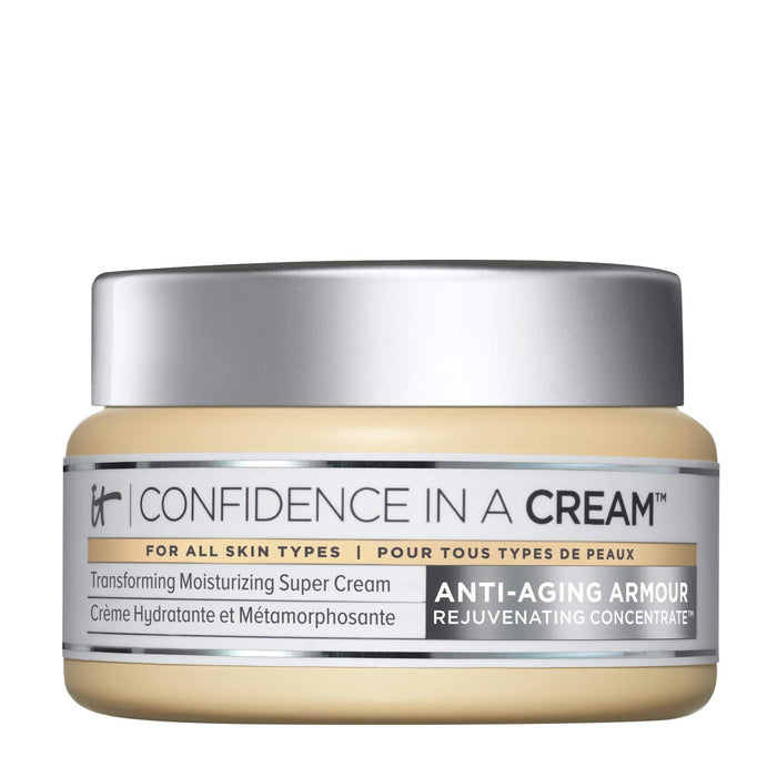 IT Cosmetics Confidence in a Cream Anti Aging Face Moisturizer – Visibly Reduces Fine Lines, Wrinkles & Signs of Aging Skin