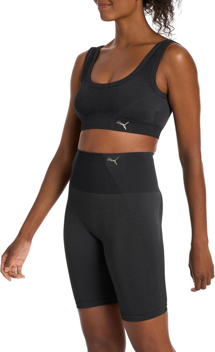 PUMA womens 2 Piece Seamless Active Stretch Tank & Short Set