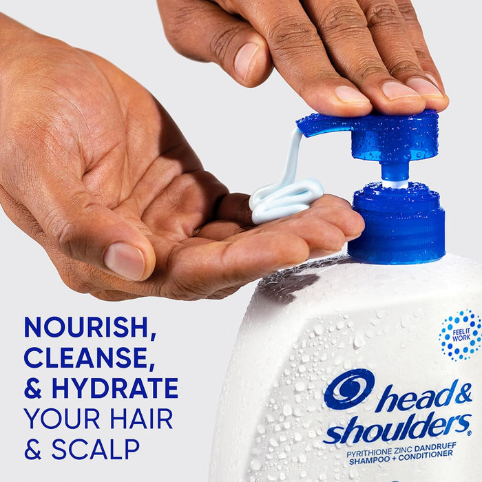 Head & Shoulders Classic Clean Dandruff Shampoo Twin Pack, Anti-Dandruff Daily Use, Paraben-Free, Color-Safe