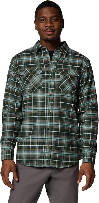 Columbia Men's Bearmouth Springs Roll Up Long Sleeve Flannel Shirt