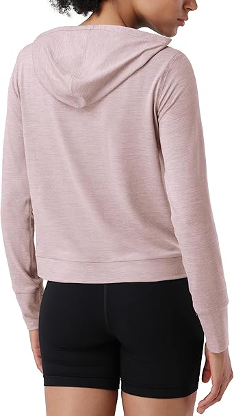 Pioneer Camp Women's Lightweight Hoodies Pullover Thin Soft Gym Hooded Sweatshirt Workout Athletic Running Yoga Casual Tops