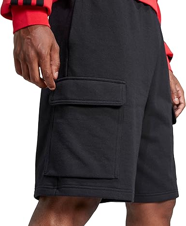 adidas Men's Essentials Feel Cozy French Terry Cargo Shorts