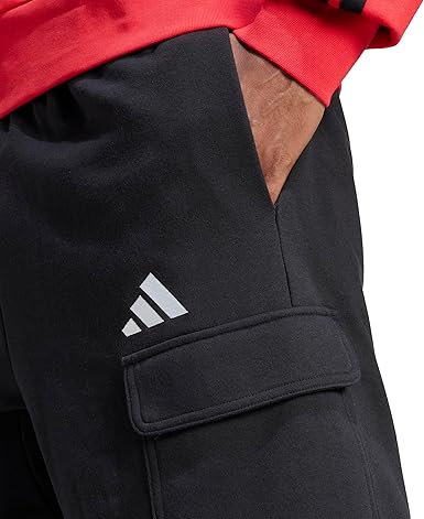 adidas Men's Essentials Feel Cozy French Terry Cargo Shorts