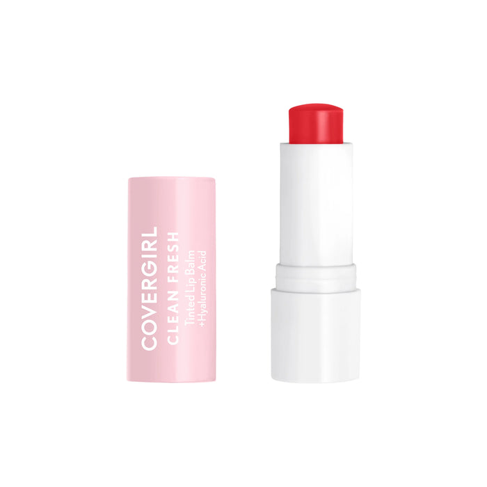 CoverGirl Clean Fresh Tinted Lip Balm|Vegan Formula|Hydrating|Natural Finish, Cruelty Free, Bliss You Berry| 1 Count