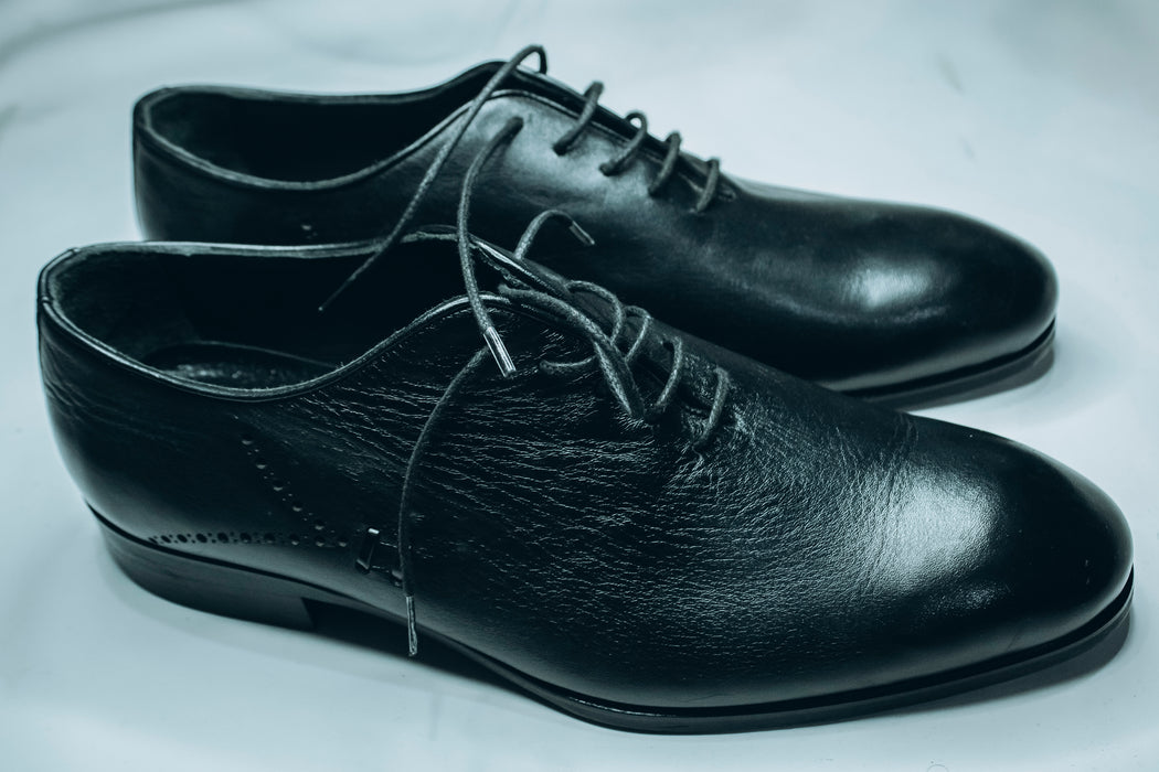 Chaussures en cuir noir
