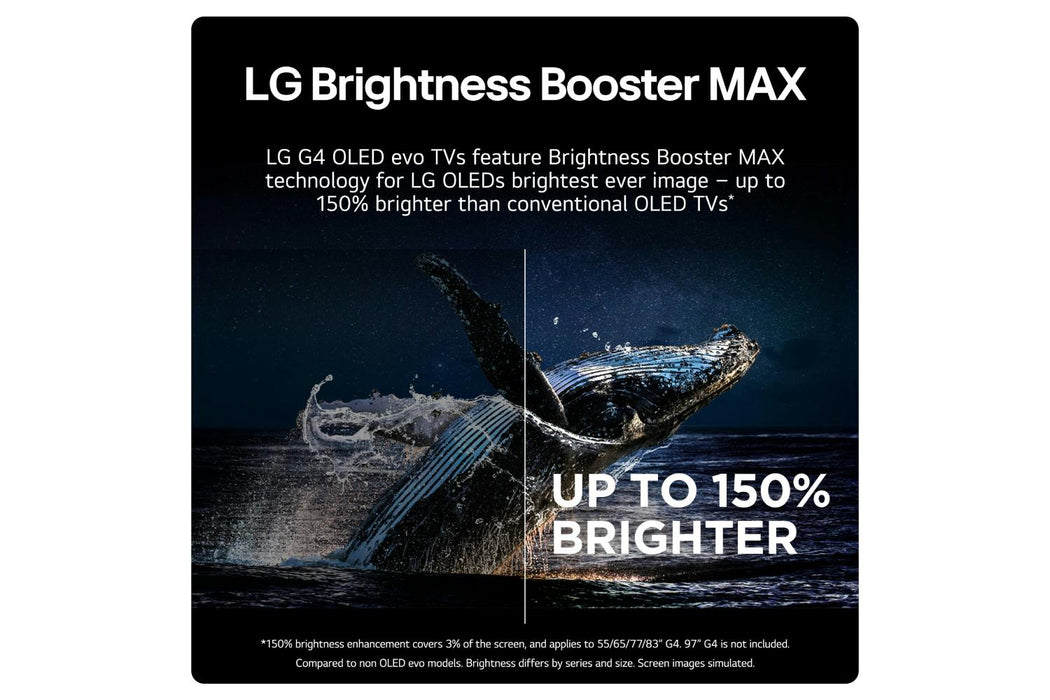 Televisor LG OLED G4 de 83 pulgadas (2024) | OLED83G45LW.AEK