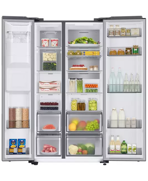Frigorífico-congelador Samsung Serie 8 American Style con SpaceMax | RS68A884CSL/EU