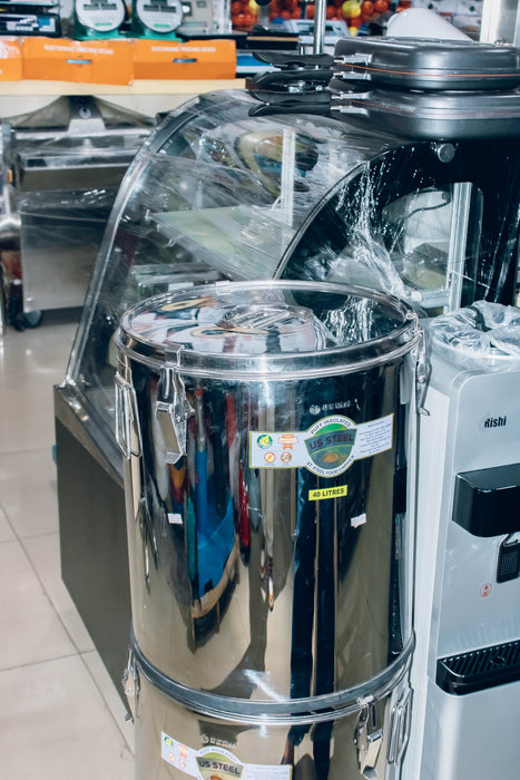 Urnes à thé isolées en acier inoxydable US Puff 30 litres