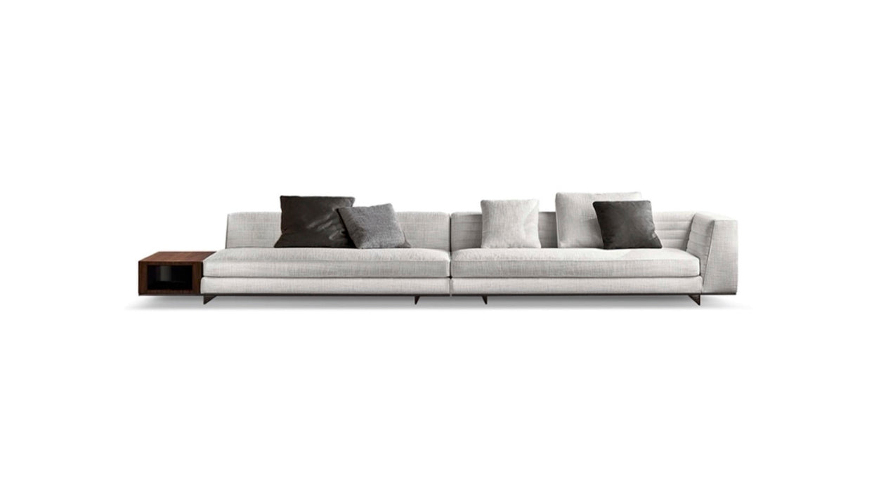 Custom Size Villa L Shape Free Combination Cloud Sofa Luxury 2+2 Seats Sectional Sofa Set Living Room Furniture Modern Fabric Sofa