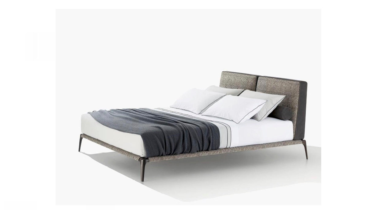 European Simple Style Bedroom Furniture up-Holstered Beds Modern Design Hotel Bed