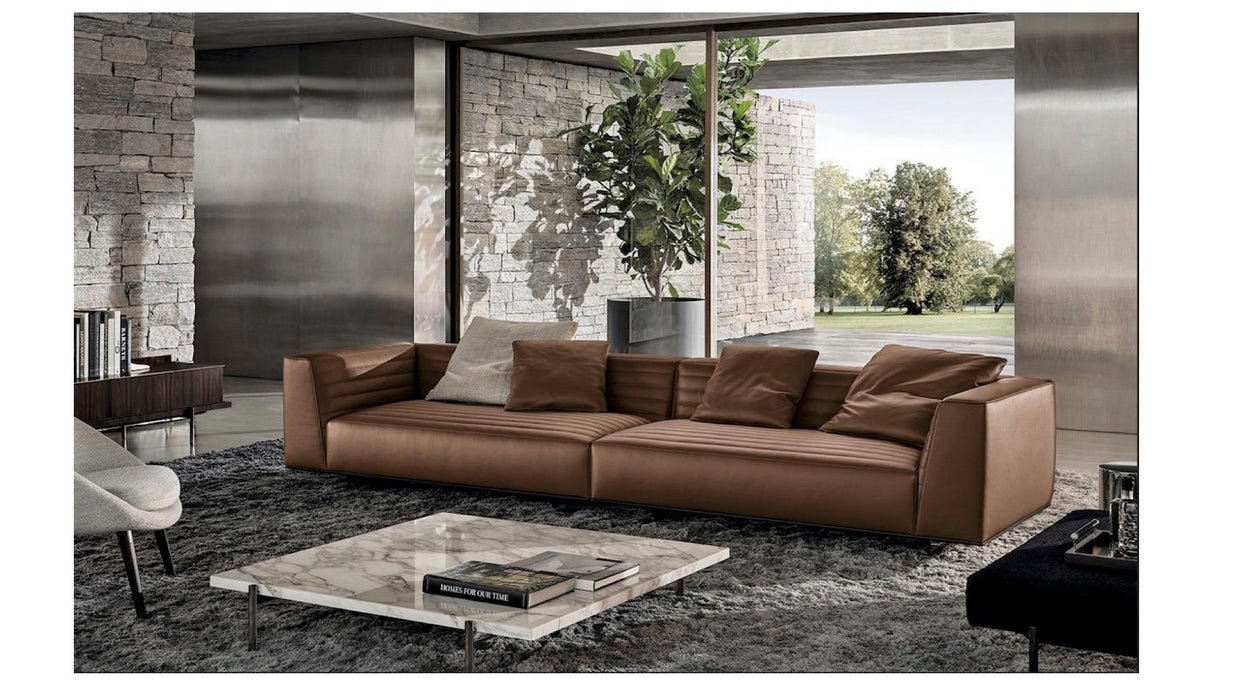 New Luxury Open Design L Shaped Italian Sectional Linen Sofa Set Collection Furniture|a brown leather sectional sofa