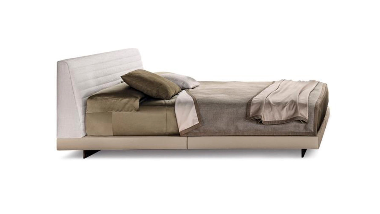 Italian Minimalist Style Modern High End Bedroom Fabric Bed
