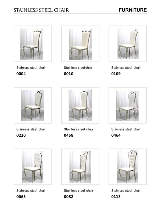 Stainless steel chair