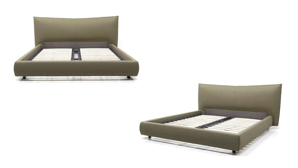 Minimalist Italian Bed Set Bedroom Furniture Queen Size Luxury Double Bed Frame Wooden Metal King Size Hotel Modern Sofa