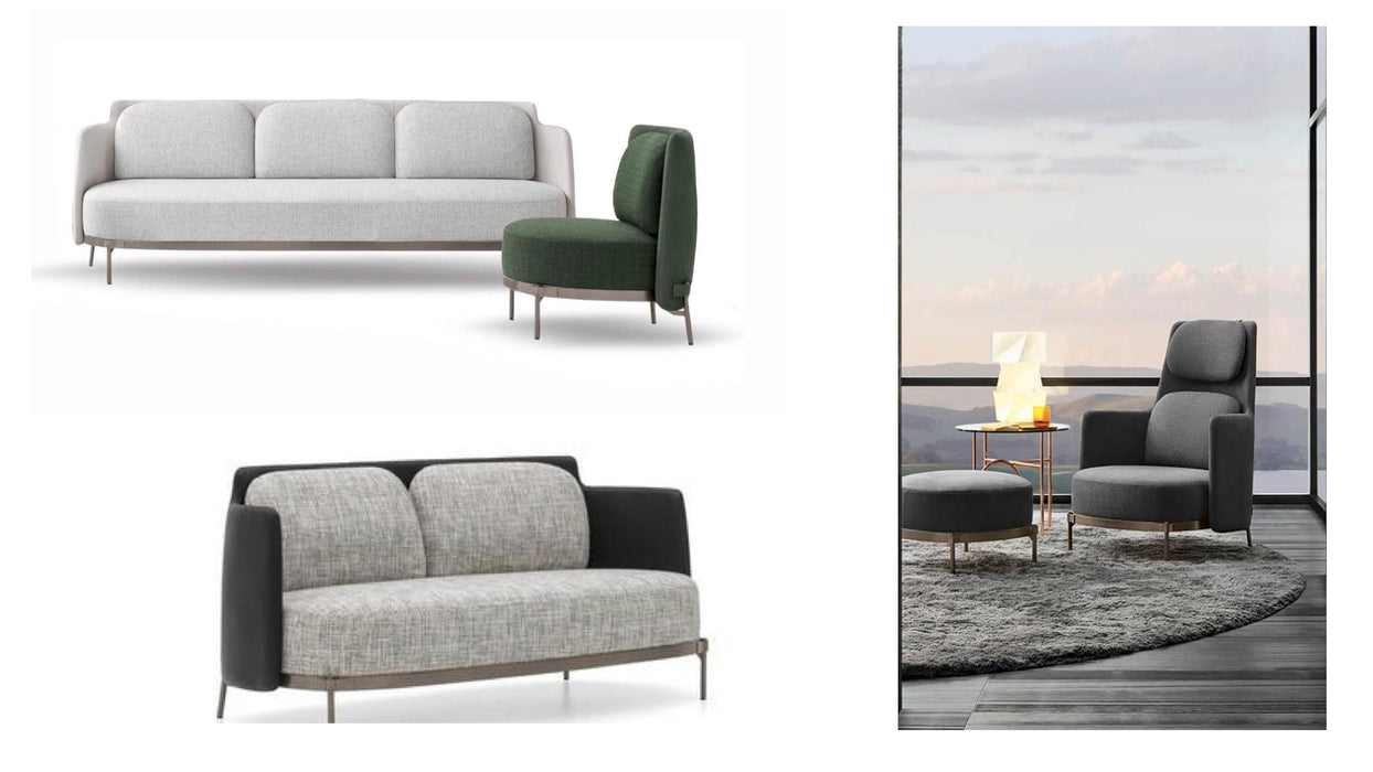 Parisian Dream Couch- Contemporary & French Country Style - Luxury Sofa Set