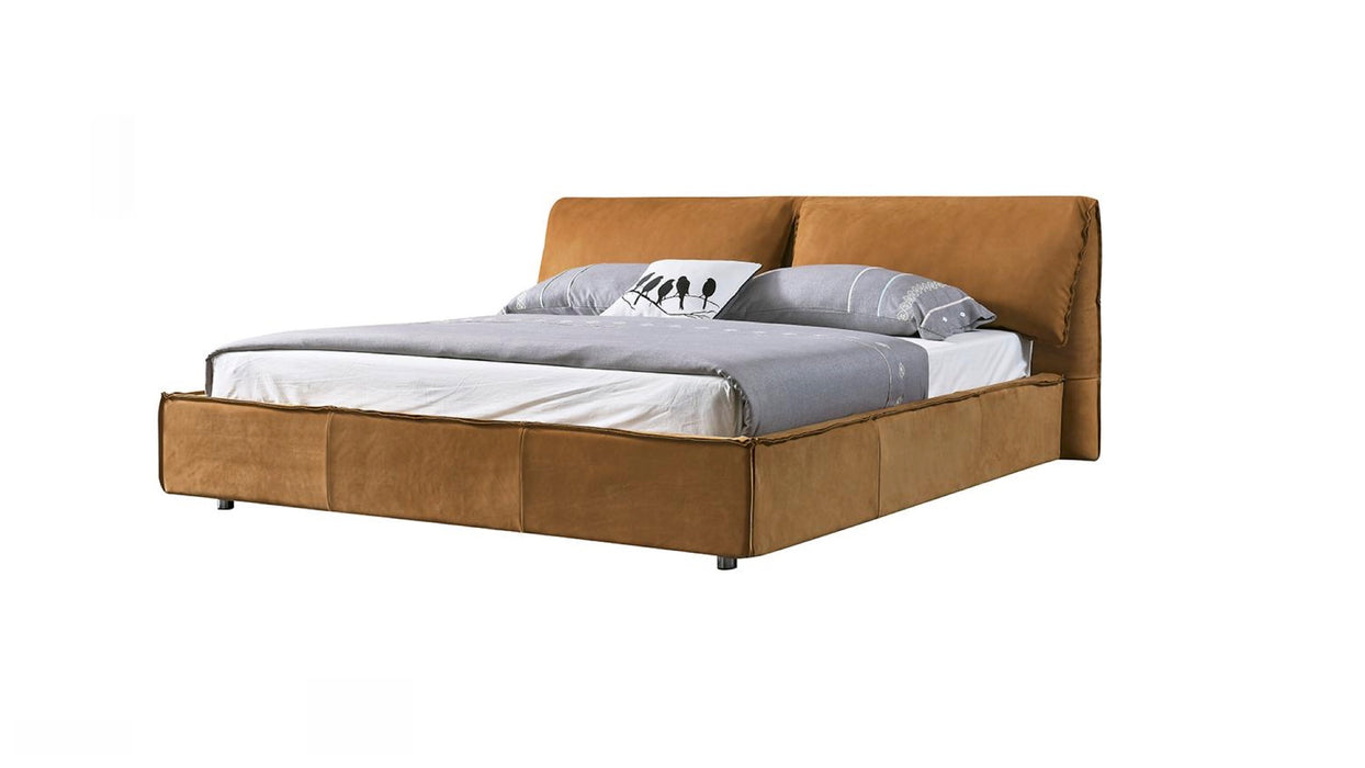 Serene Upholstered Bed in Chestnut | J&M Furniture