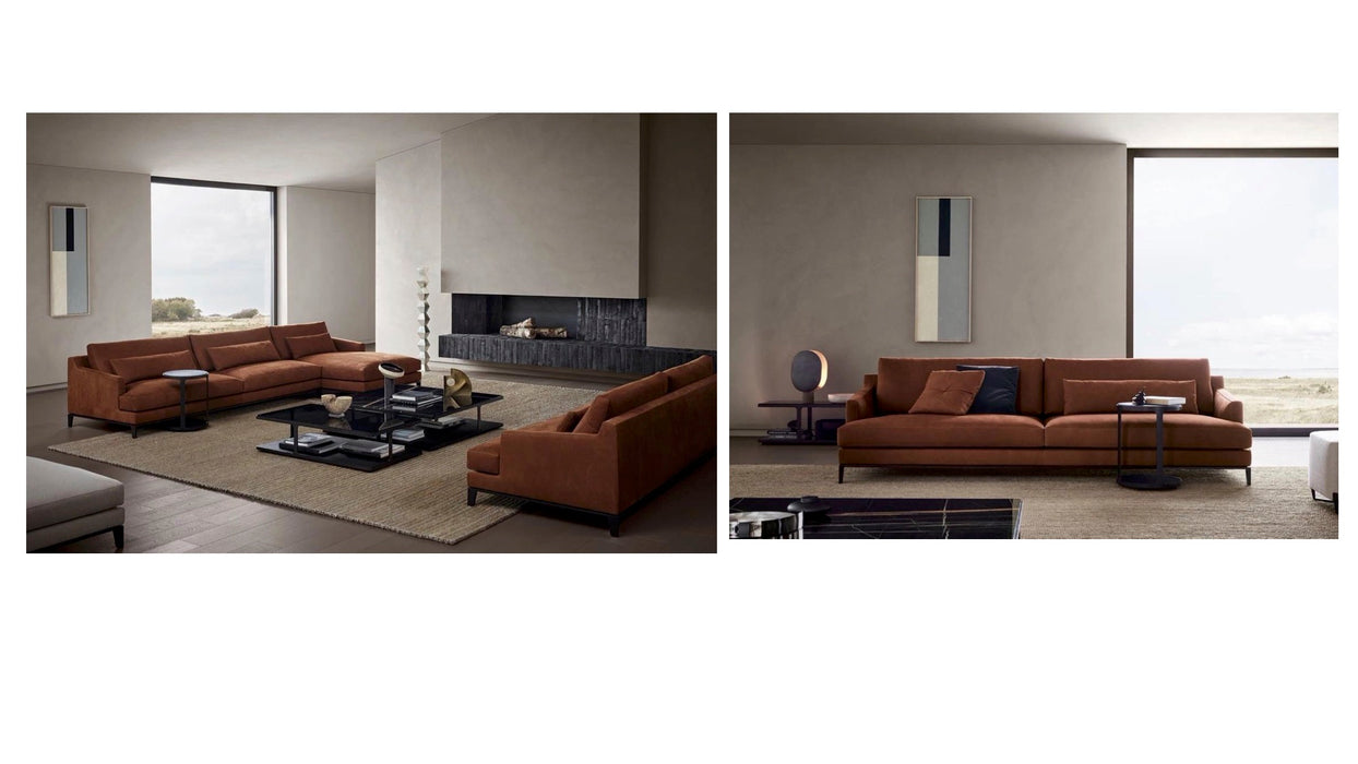 Modern Sofa Simple Design Living Room Furniture Sofa Set with High Quality Wine Red Fabric Living Room Sofas