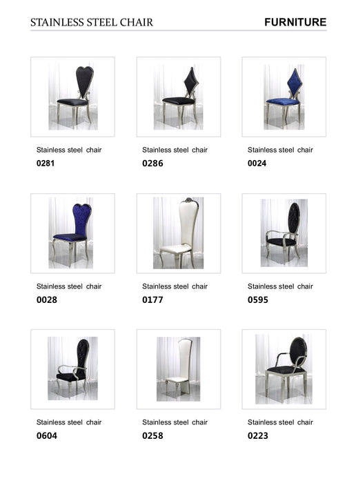 Stainless steel chair