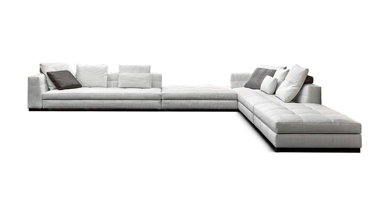 Weishunli Furniture Modern Leisure Soft Feather Sofa L Shape Fabric Modular Conrner Living Room Sof Set Furniture