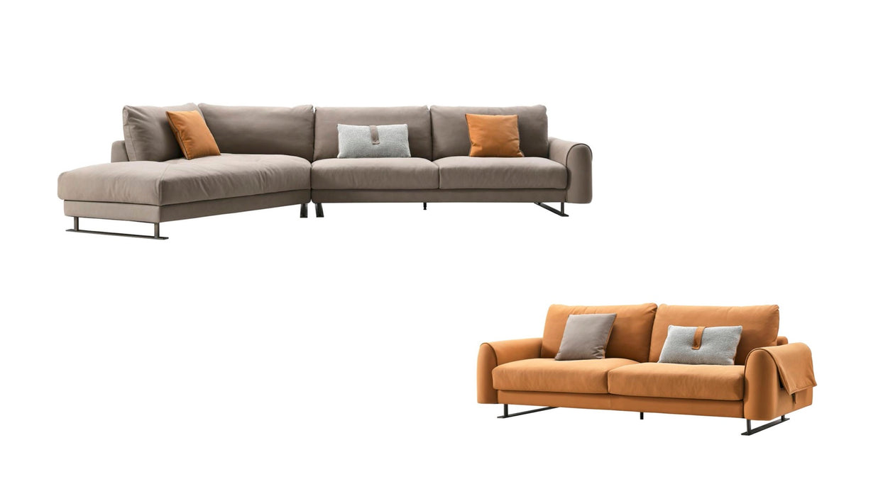 Set Furnitur Sofa Kain Mewah Modern Tinggi untuk Ruang Tamu di Rumah, Kantor, Hotel, dan Apartemen