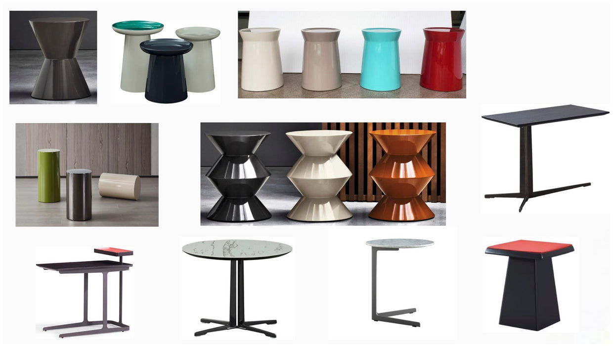 Home Modern Furniture Furnishings Fiberglass Nordic Luxury Funnel Design Side Table Bedroom