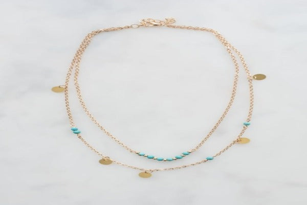 Bonito collar de oro