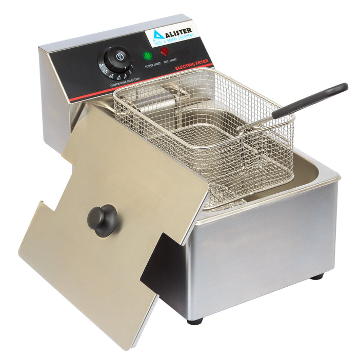 Friteuse électrique avec panier Friteuse électrique de comptoir pour restaurant avec friture simple
