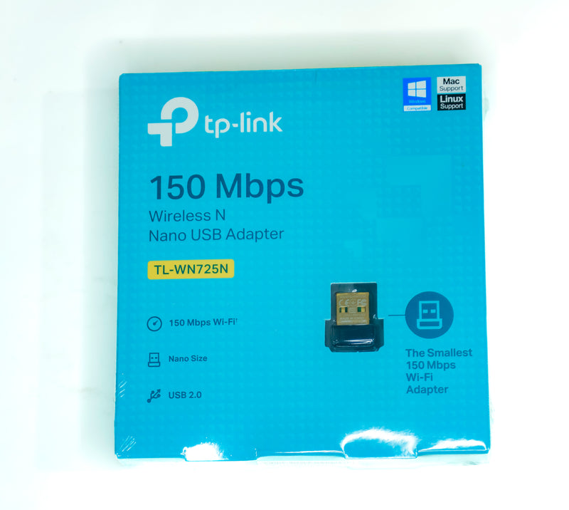 Adaptador USB inalámbrico N de TP-Link, 300 Mbps, mini