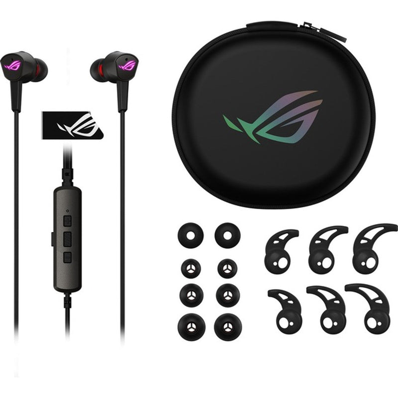 Auriculares intrauditivos para juegos ASUS ROG CETRA II CORE de caucho de silicona líquida (LSR)
