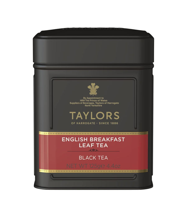 Taylors of Harrogate English Breakfast Loose Leaf, 4.41 Ounce Tin (Pack of 6)