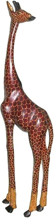 Wooden Jacaranda African Giraffe Sculptures 8"