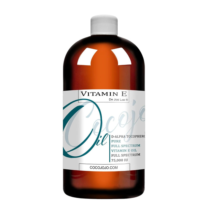 cocojojo Organic Liquid Vitamin E Oil |for Skin, for Hair, Face, Body Oil|100% Pure Natural Cold Pressed Unrefined|Moisturizes & Nourishes| Non GMO