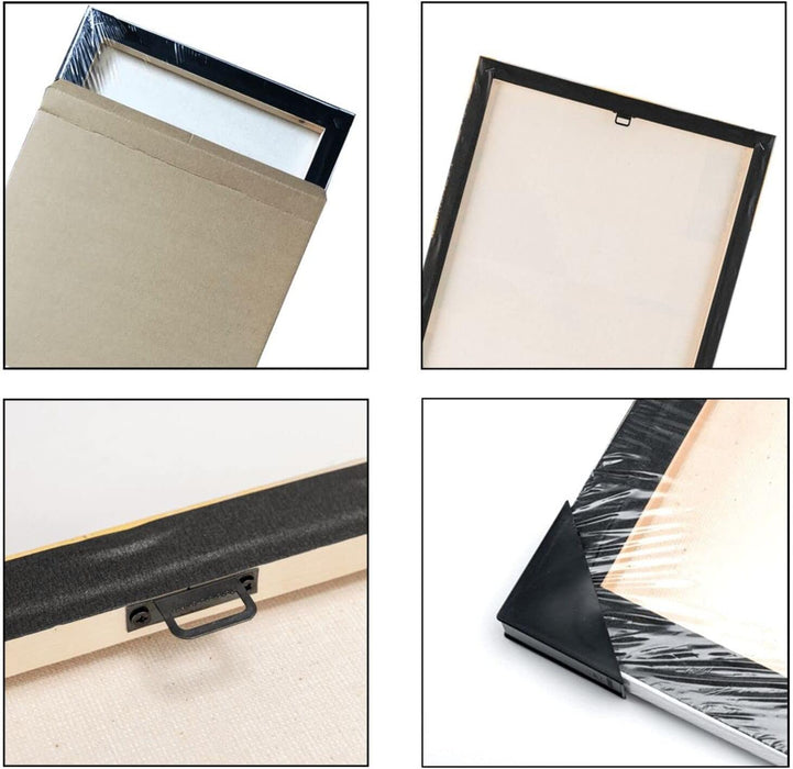 Canvas Wall Art Poster Personalized Pictures Print African Woman Wall Pictures Modern Art Canvas Painting Framed Artwork Aesthetic Poster for Living Room Bedroom Office Home Decor 12x18in