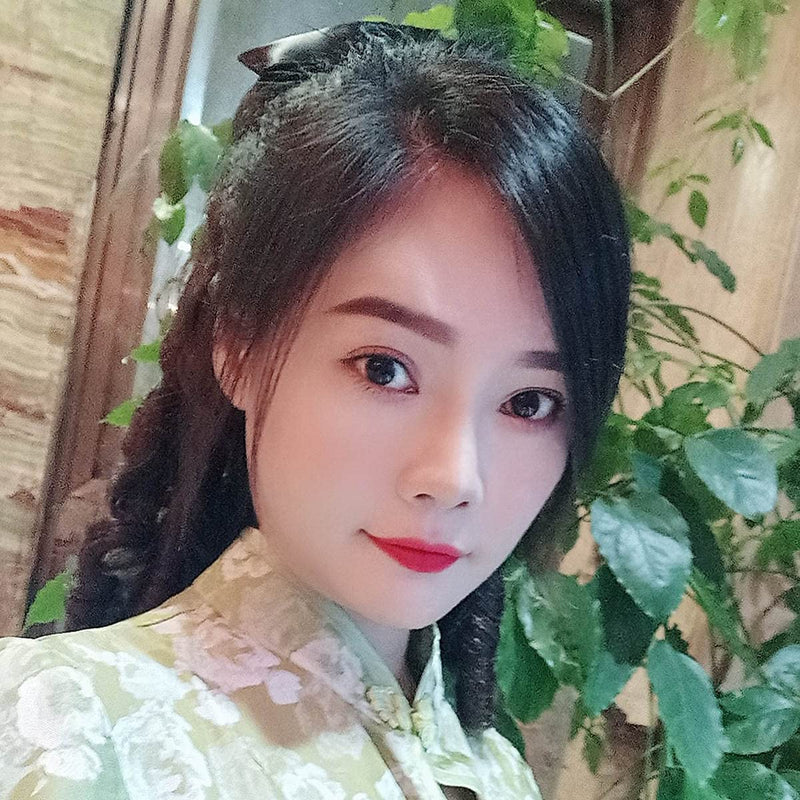 Regency Ringlet Ponytail Hairpiece with Bow Spiral Curl Synthetic Half Wig Historical Colonial Lady Costume Wig