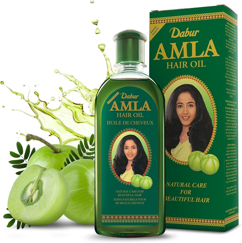 Huile capillaire Dabur Amla - Huile indienne nourrissante pour hommes et femmes, pour des cheveux et un cuir chevelu sains et hydratés