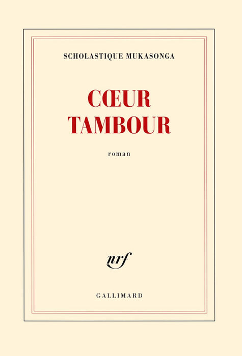 Coeur tambour |French Edition Paperback| January 7, 2016 French Edition  |by Scholastique Mukasonga