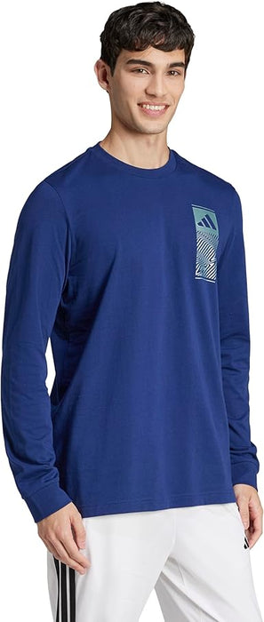 Adidas Men's Tech Metallic Long Sleeve T-Shirt