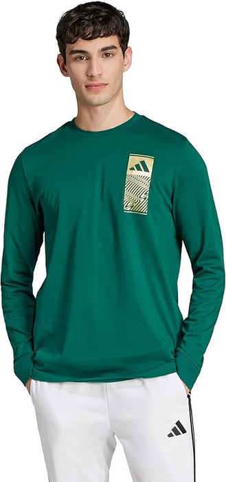 Adidas Men's Tech Metallic Long Sleeve T-Shirt