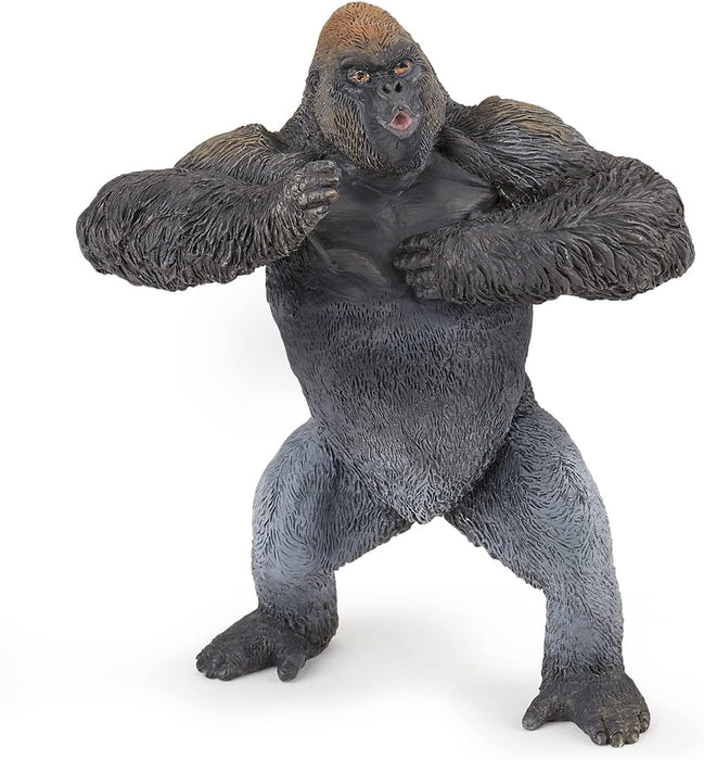 Papo -Hand-Painted - Figurine -Wild Animal Kingdom - Mountain Gorilla -50243 -Collectible - for Children - Suitable for Boys and Girls- from 3 Years Old
