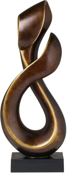 Studio 55D Open Infinity 25" High Gold Sculpture