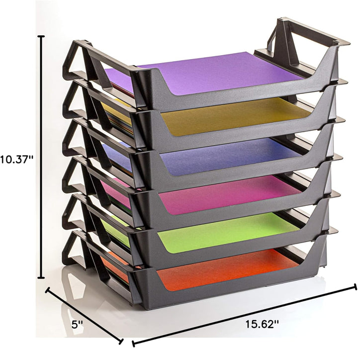 Officemate Recycled Desk Tray, Side Load, 15 1/8 x 8 7/8 x 15, Letter/A4 (26212) (Pack of 24)